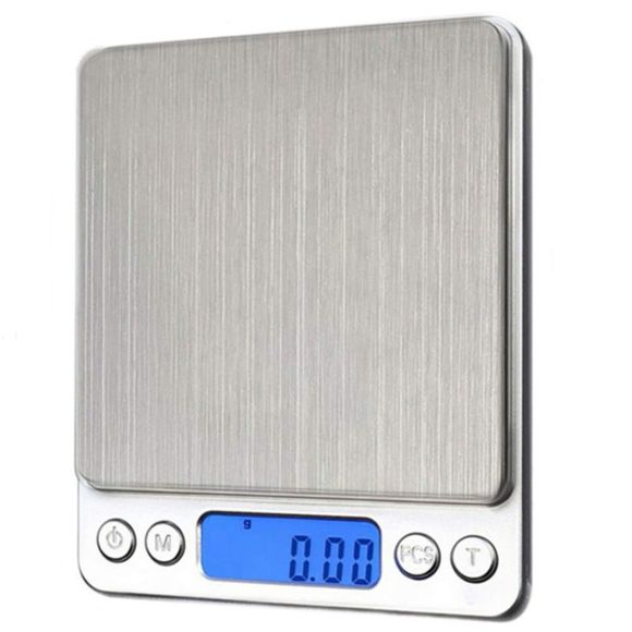 2 pcs LCD Portable Mini Electronic Digital Scales 3000g/0.1g Pocket Case Postal - Picture 1 of 16